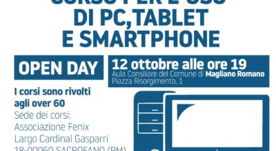 Corso per l’uso di pc, tablet e smartphone